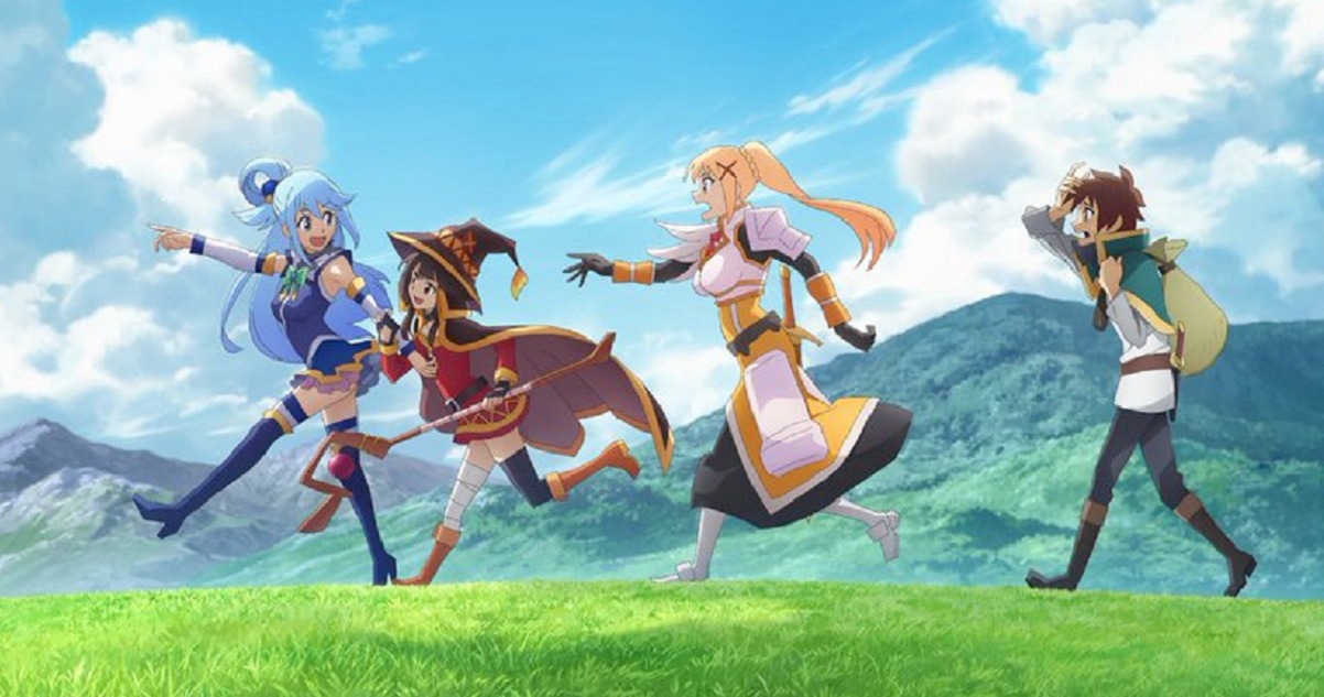 Konosuba revela janela de lançamento da 3ª temporada