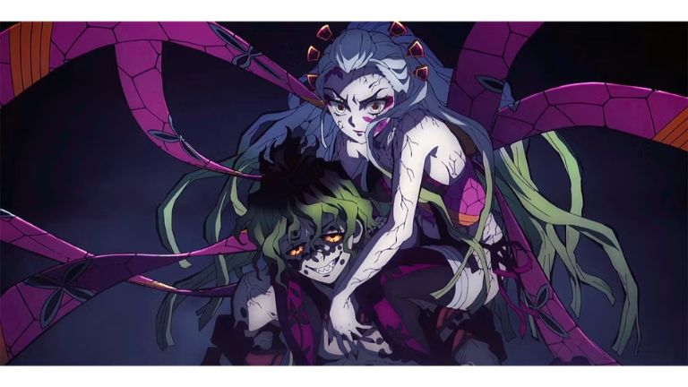 Demon Slayer Brasil - A ascensão de Daki como Lua Superior Seis🖤 /Shinobu