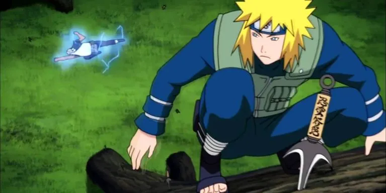 Este era o visual do Terceiro Hokage de Naruto quando ele era jovem